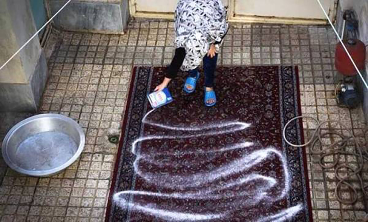صحیح ترین روش شستن فرش در خانه